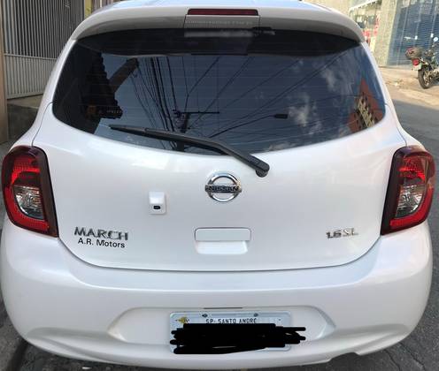 NISSAN MARCH 1.6 SL 16V FLEX 4P MANUAL NISSAN MARCH 1.6 SL 16V FLEX 4P MANUAL